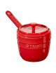 Sucrier Staub en céramique rouge cerise