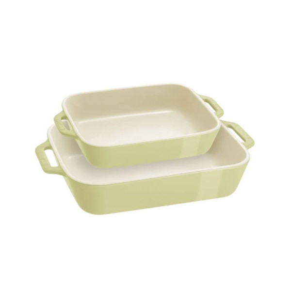 Ensemble de 2 plats à four Staub en céramique - 3 coloris