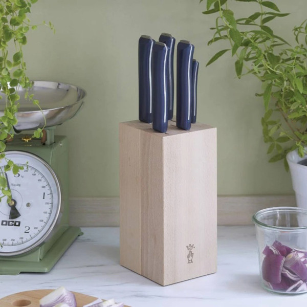 Bloc OPINEL avec 5 couteaux de cuisine Intempora