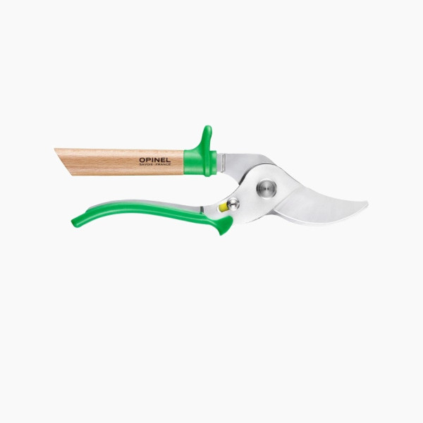 Sécateur OPINEL en bois et acier inoxydable - 2 coloris