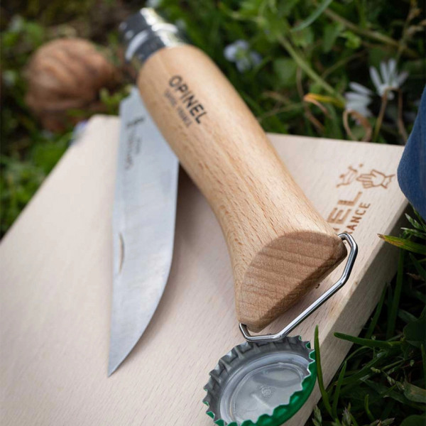 Couteau n°10 OPINEL tire bouchon et décapsuleur