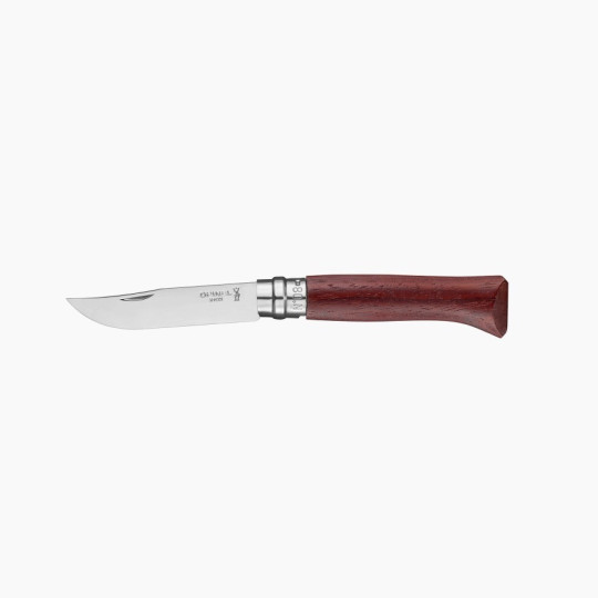Couteau n°6 ou n°8 OPINEL Tradition Luxe Padouk - 2 tailles