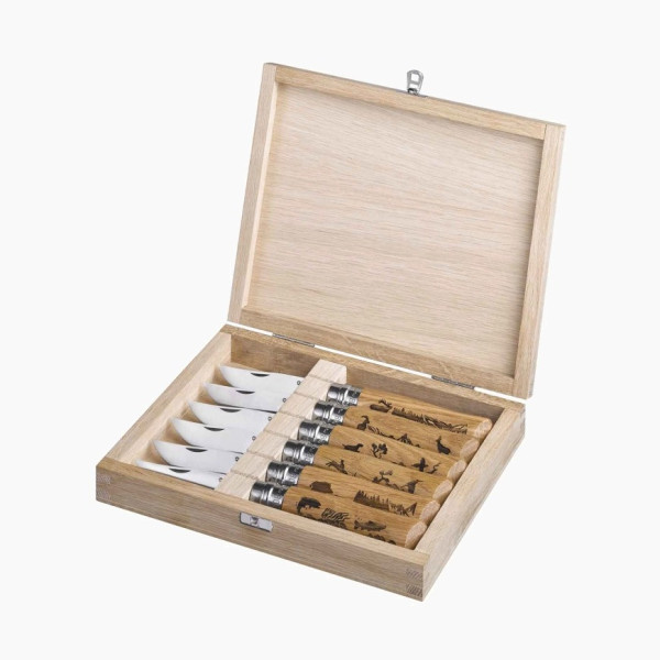 Coffret Animalia 6 couteaux n°8 OPINEL Tradition