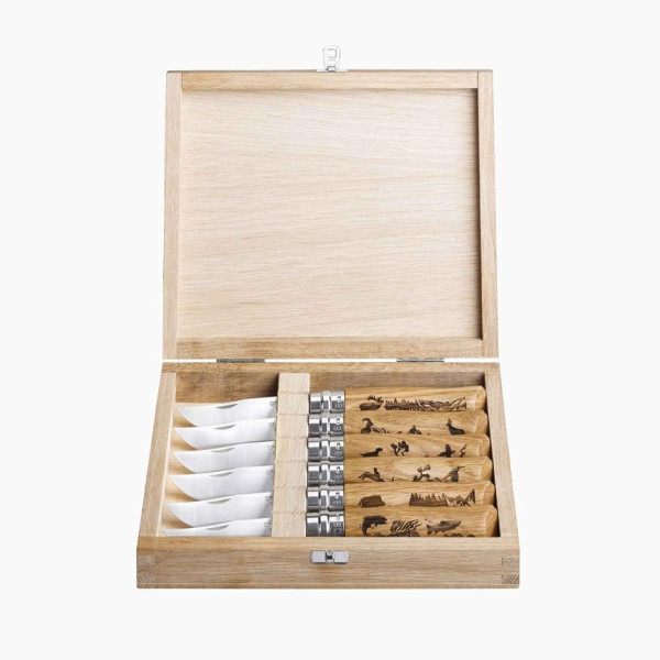 Coffret Animalia 6 couteaux n°8 OPINEL Tradition