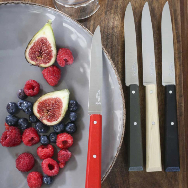 Coffret OPINEL 4 couteaux n°125 Bon appétit bois - 5 coloris
