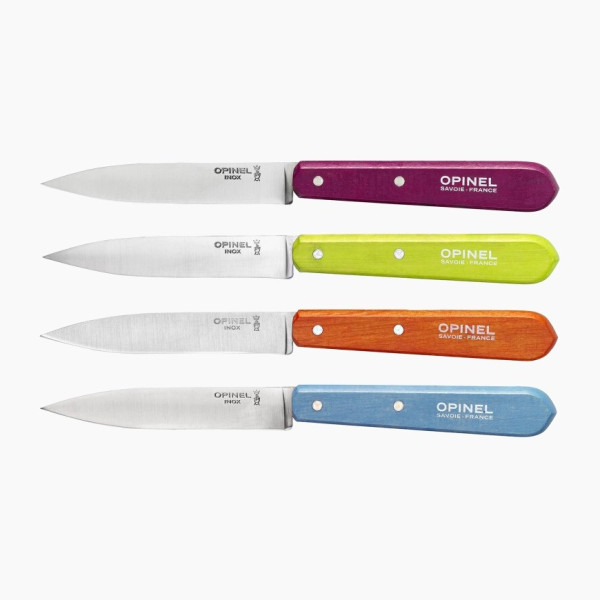 Coffret OPINEL de 4 couteaux d'office n°112 - 2 coloris