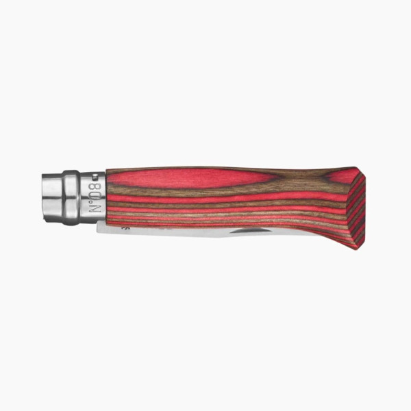 Couteau n°8 OPINEL Tradition Luxe Bouleau lamellé - 3 coloris