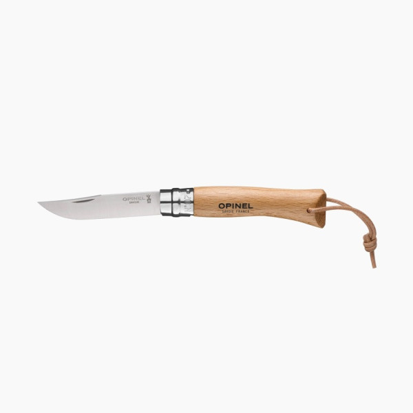 Couteau Baroudeur n°7 - n°8 OPINEL Tradition hêtre naturel - 2 tailles