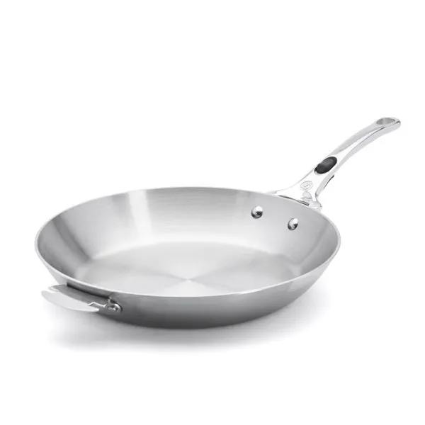 Poêle inox DE BUYER Alchimy Loqy amovible - 4 tailles