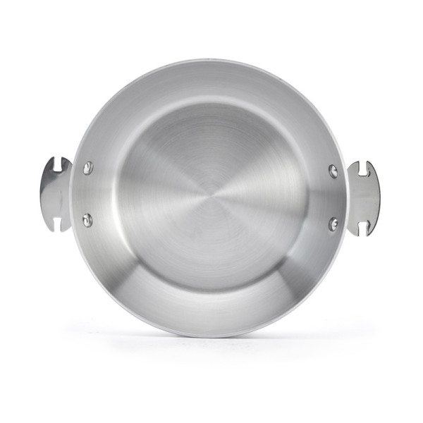 Poêle inox De Buyer Alchimy Loqy amovible - 4 tailles