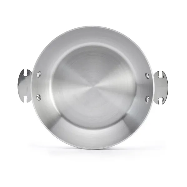 Poêle inox DE BUYER Alchimy Loqy amovible - 4 tailles
