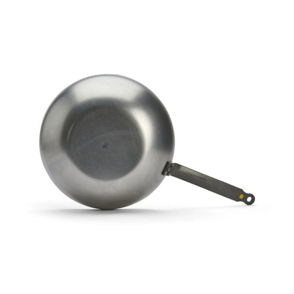 Wok bombé De Buyer Minéral B en acier - 3 tailles