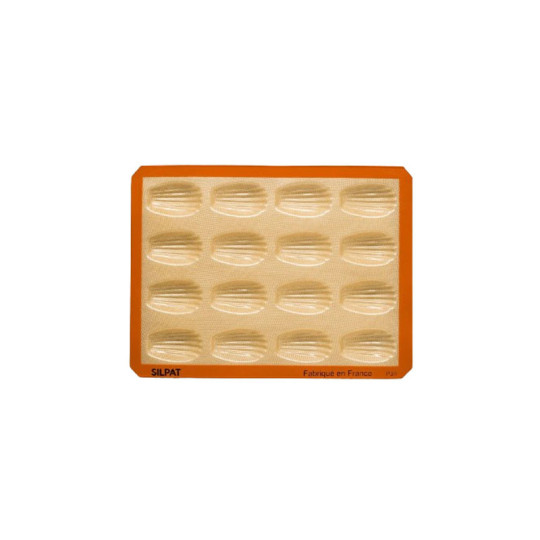 Moule à gâteau 16 madeleines SILPAT en silicone 40x30cm