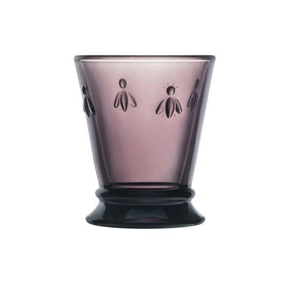 4 verres à eau Abeille La Rochère set de 4 coloris assortis