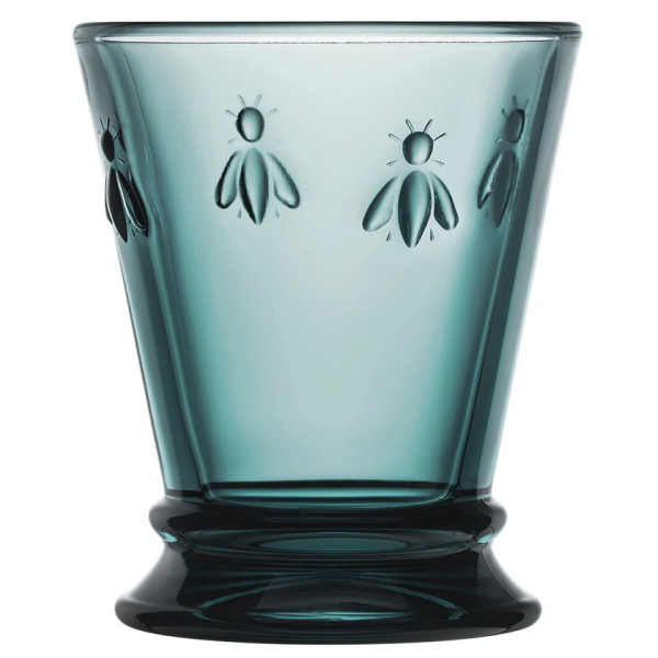 4 verres à eau Abeille La Rochère set de 4 coloris assortis