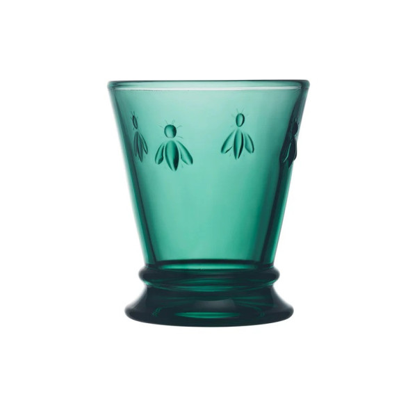 4 verres à eau Abeille La Rochère set de 4 coloris assortis