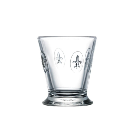 6 verres à eau gobelets Fleur de Lys La Rochère