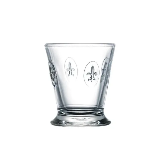 6 verres à eau gobelets Fleur de Lys LA ROCHERE