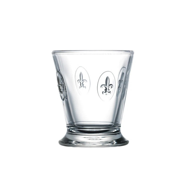 6 verres à eau gobelets Fleur de Lys La Rochère