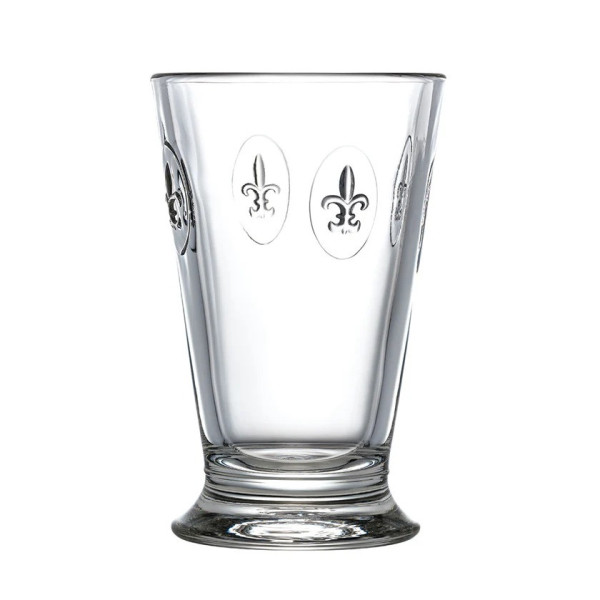 6 verres à jus long drinks Fleur de Lys La Rochère