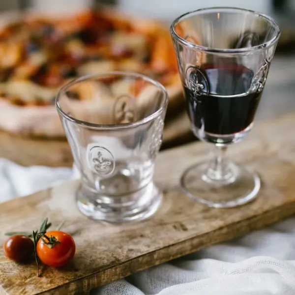 6 verres à vin Fleur de Lys LA ROCHERE