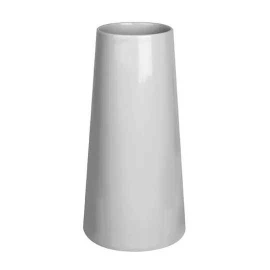 Vase blanc en porcelaine Modulo DEGRENNE