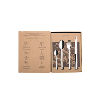 Coffret 24 couverts L'E Starck DEGRENNE acier inox