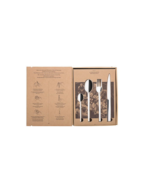 Coffret 24 couverts L'E Starck DEGRENNE acier inox
