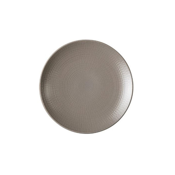 6 assiettes DEGRENNE Modulo nature Terre d'Ombre - 5 tailles