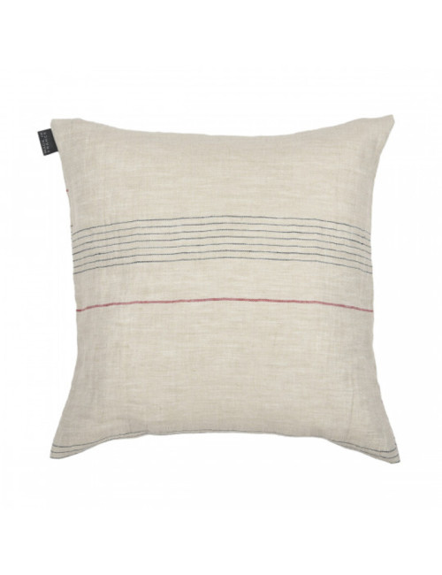 Coussin Lin grège Artiga carré 40x40cm