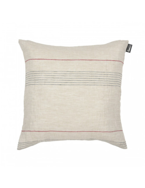 Coussin Lin grège Artiga carré 40x40cm