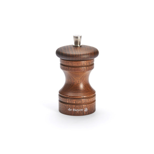 Moulin à sel Paso De Buyer 10cm en bois - 4 coloris
