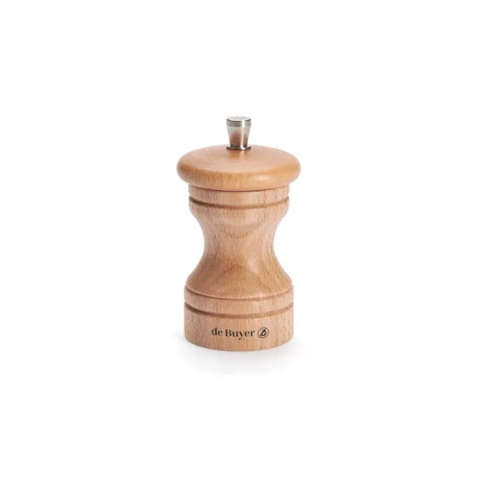 Moulin à poivre Paso De Buyer 10cm en bois - 4 coloris