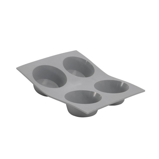 Elastomoule à 4 muffins De Buyer en silicone