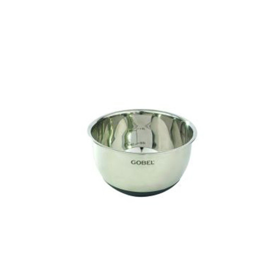 Cul de poule GOBEL en acier inoxydable fond silicone 16cm