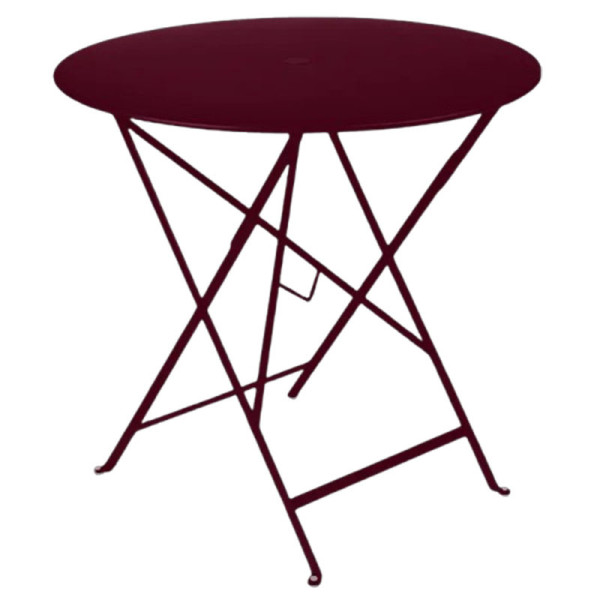 Table bistro pliante ronde Fermob en acier 77cm - 23 coloris