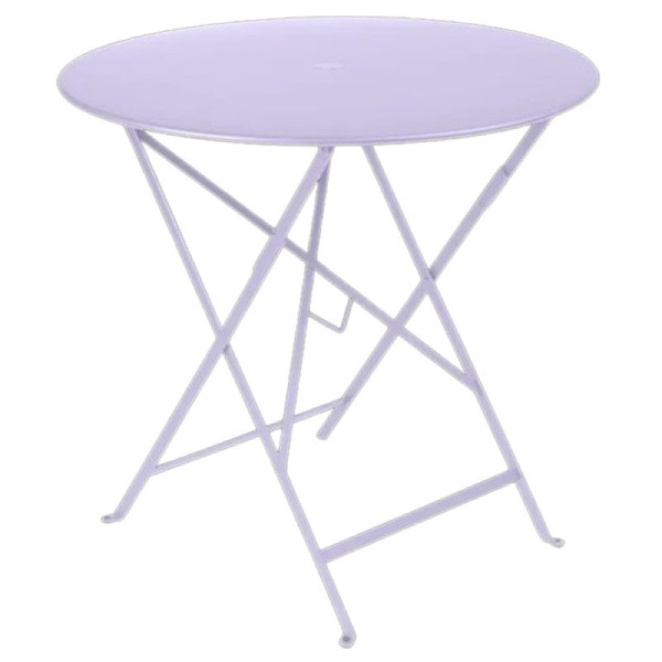 Table bistro pliante ronde Fermob en acier 77cm - 23 coloris
