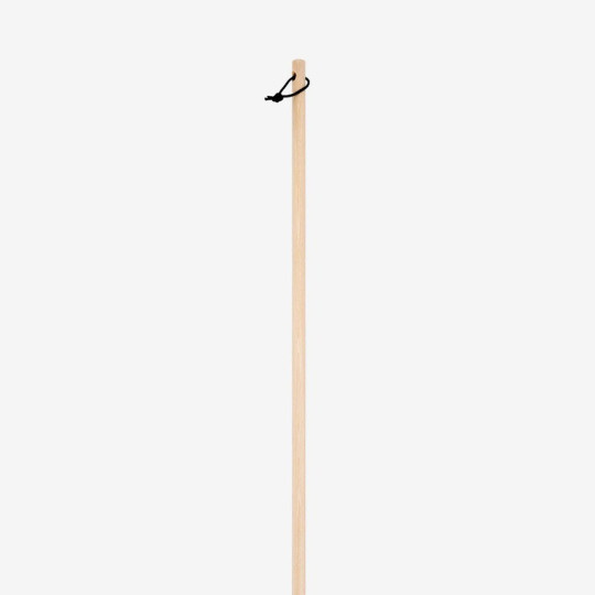Manche à balais en bois brut Andrée Jardin 130cm hêtre