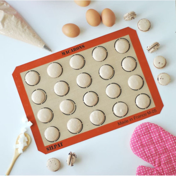 Kit français SILPAT tapis de cuisson macarons madeleines