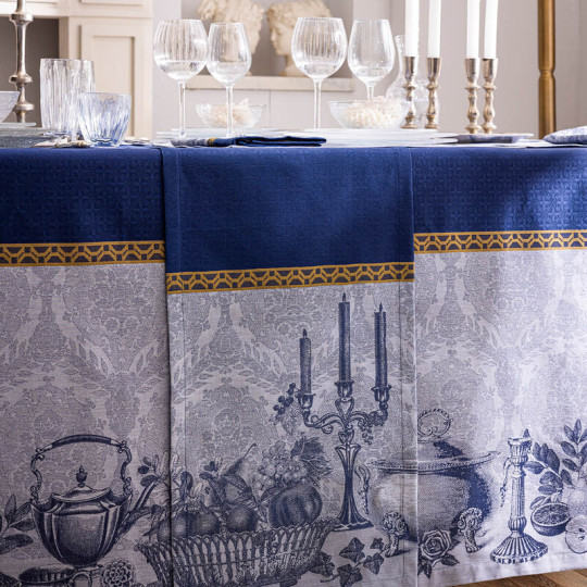 Chemin de table Festin coton Le Jacquard Français - 2 coloris