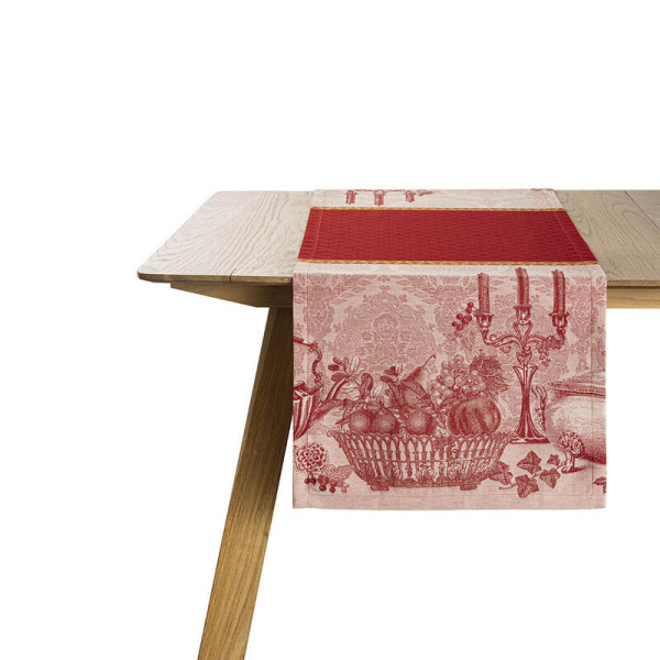 Chemin de table Festin coton Le Jacquard Français - 2 coloris