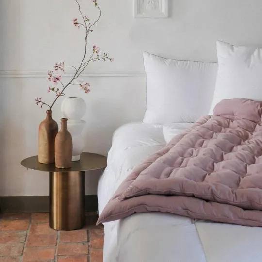 Plaid Caresse Pyrenex 200g/m2 canard - 10 coloris 2 tailles