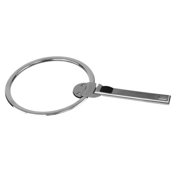 Couvercle en verre avec inox Cristel Strate - 8 tailles