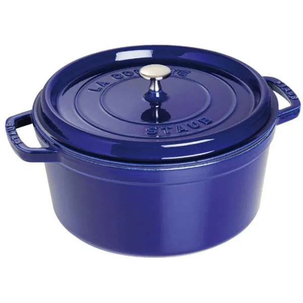 Cocotte en fonte STAUB ronde 22cm - 8 coloris