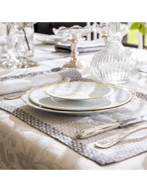 4 sets de table LE JACQUARD FRANCAIS Evasion Céleste 100% lin - 2 coloris
