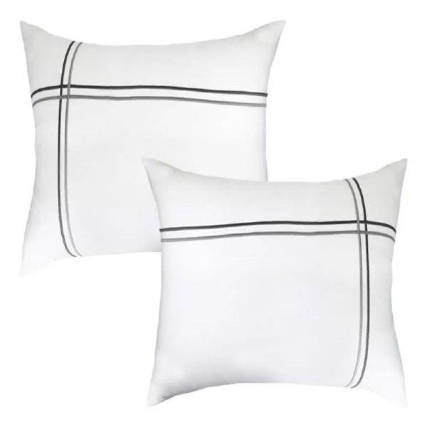 2 taies d'oreiller Palais Chic satin Garnier Thiebaut - 2 tailles
