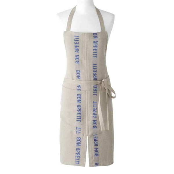 Tablier Charvet en 100% lin Bon Appétit Lin - 5 coloris