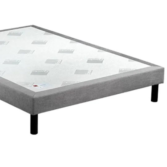 Sommier EPEDA Noyer Origines confort ferme lattes massives - 17 tailles 15 coloris