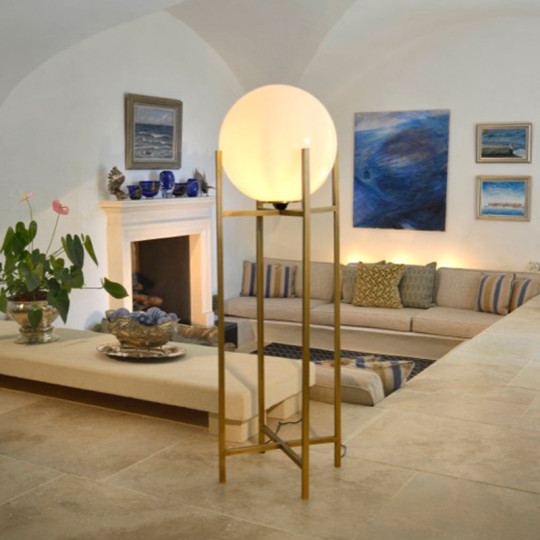 Lampadaire en laiton LD88 Casadisagne - 2 coloris