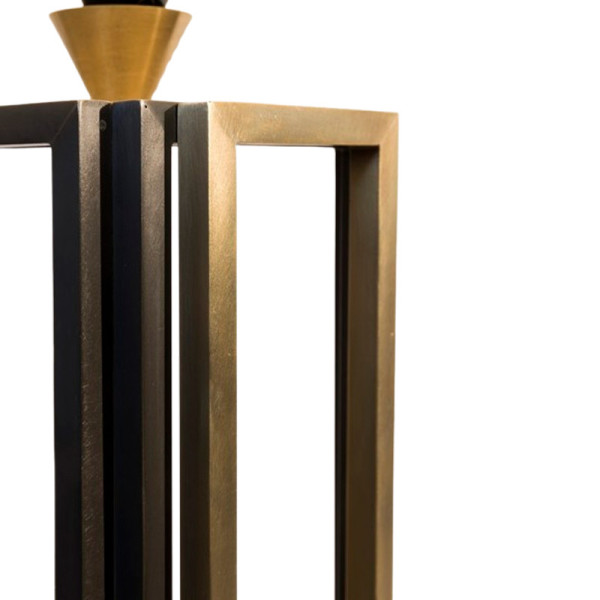 Lampadaire en laiton LD199 Casadisagne bi-colore doré noir